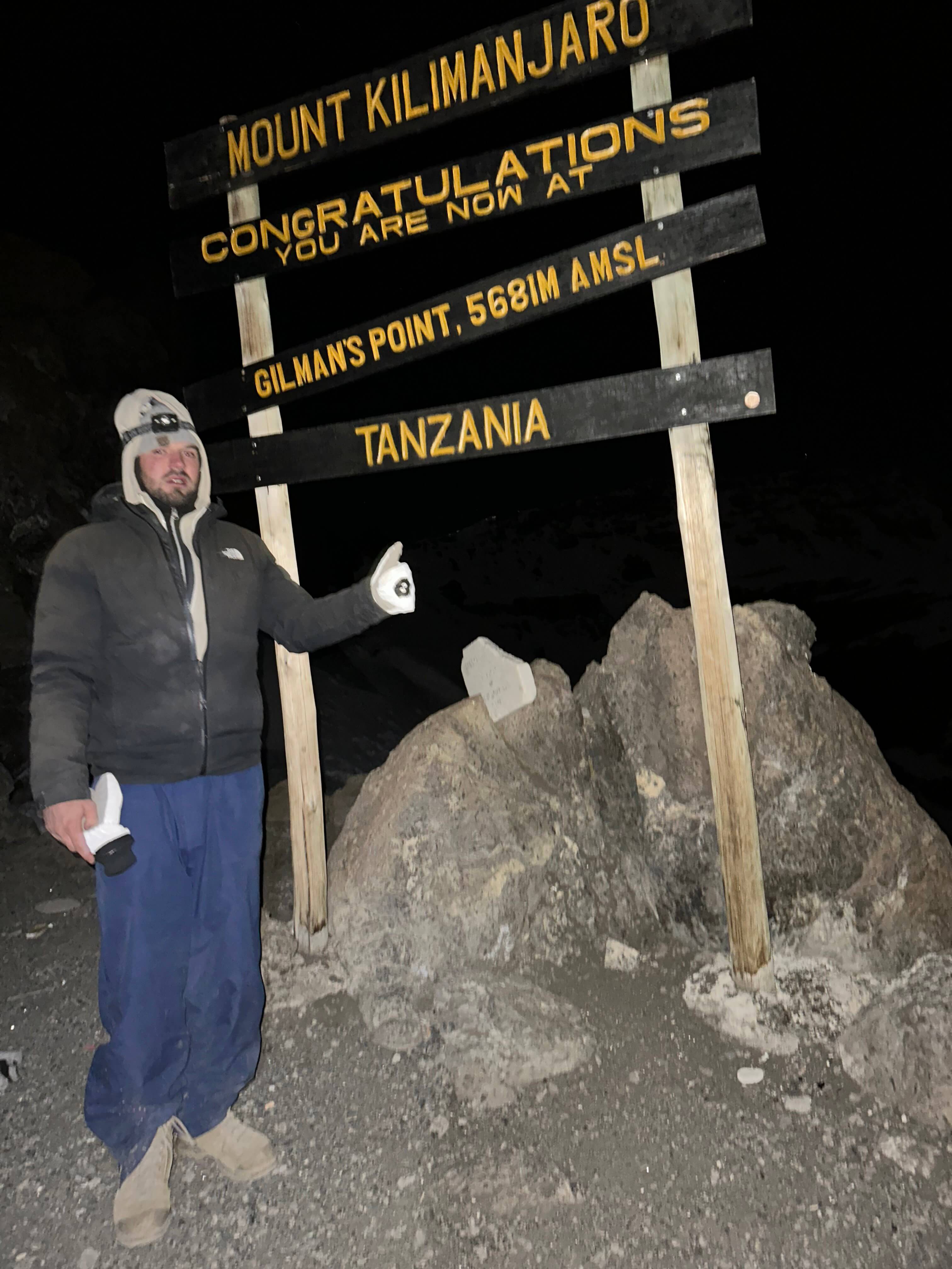 Gilman’s point kilimanjaro hike